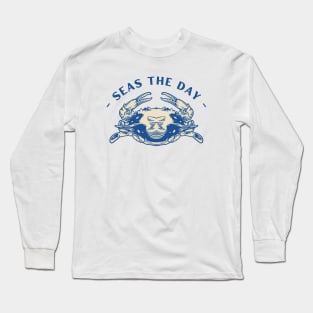 crabbing crabs crab fishing Long Sleeve T-Shirt